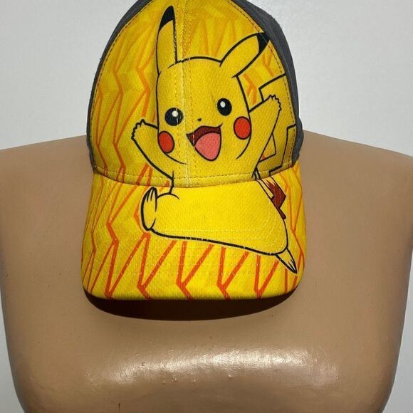 Pokemon Pikachu Official Youth Baseball Hat / Trucker Cap One Size - Picture 1 of 8